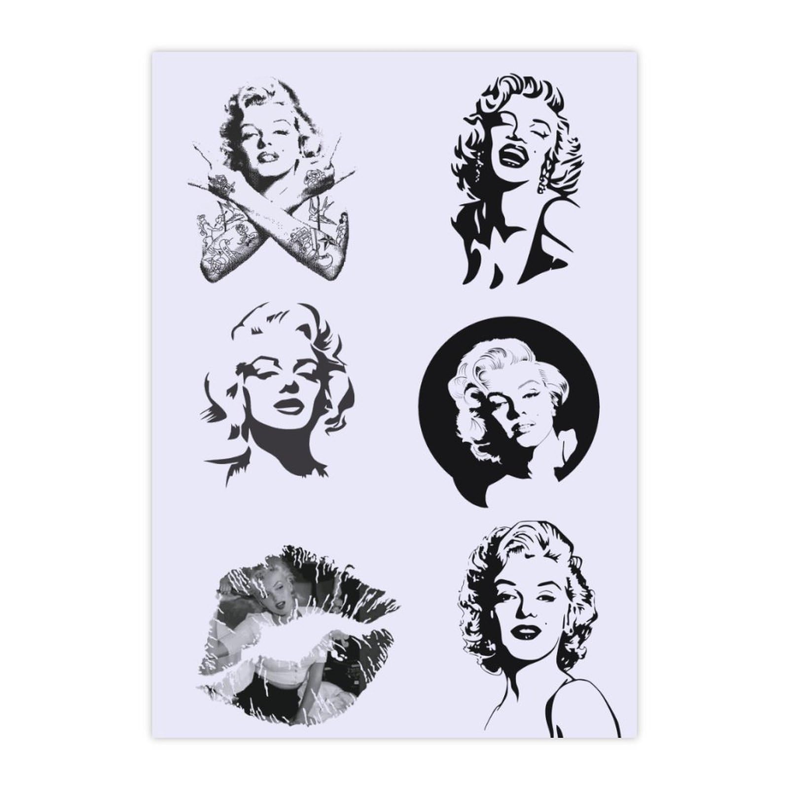 Amazon.co.jp: ステッカーセット マリリン モンロー マリリンモンロー